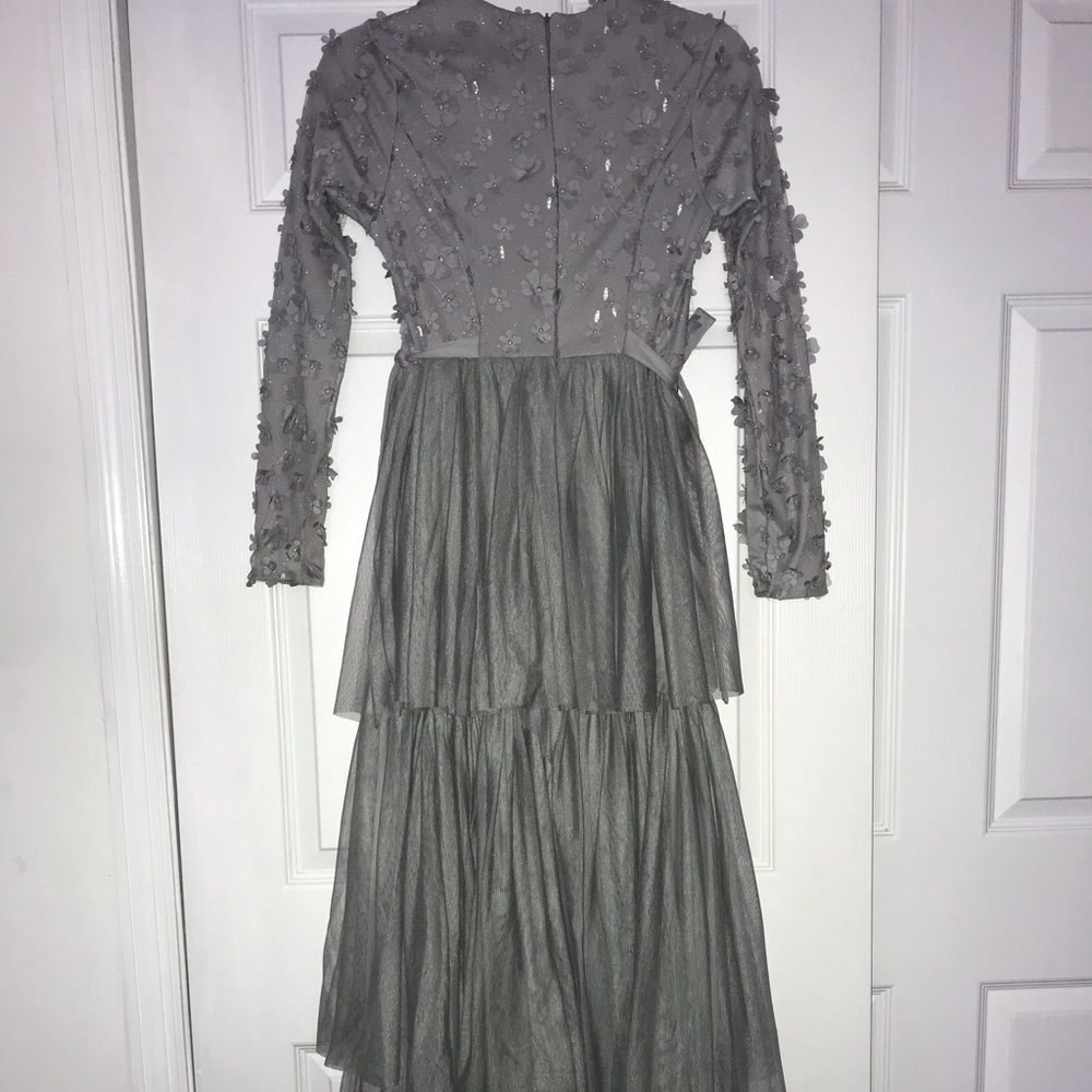 Unlined Crewneck wedding dress 6 - Picture 4 of 5